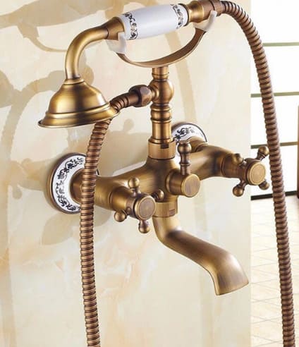 Sen tắm nóng lạnh bằng đồng haduvico ST016