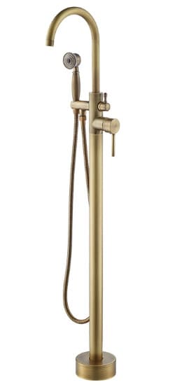 Sen bồn tắm nóng lạnh đặt sàn bằng đồng Haduvico ST031