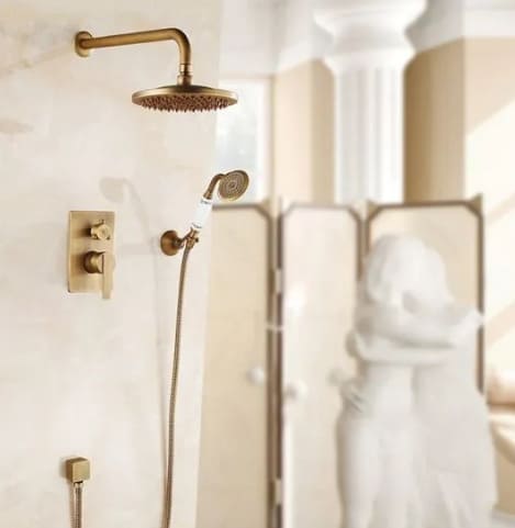 Sen tắm âm trần bằng đồng haduvico ST075