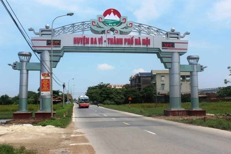 Huyện Ba Vì thành phố Hà Nội