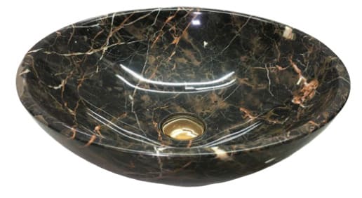 Chậu lavabo đá tự nhiên đặt bàn Haduvico TN008