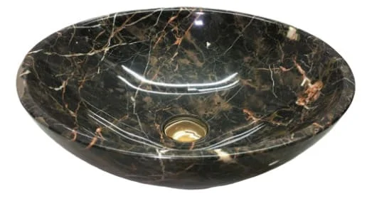 Chậu lavabo đá tự nhiên đặt bàn Haduvico TN008