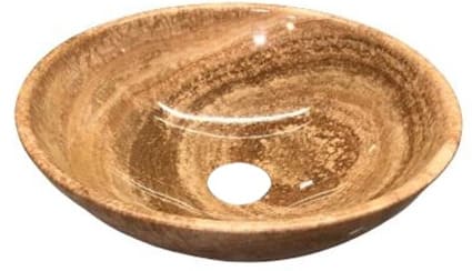 Chậu lavabo đá tự nhiên đặt bàn Haduvico TN011