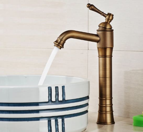 Vòi chậu nóng lạnh đồng thau Haduvico VR006