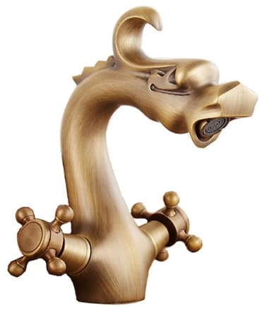 Vòi chậu nóng lạnh đồng thau Haduvico VR045