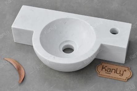 Chậu Rửa Mặt Treo Tường Đá Tự Nhiên Kanly MAR6M3V