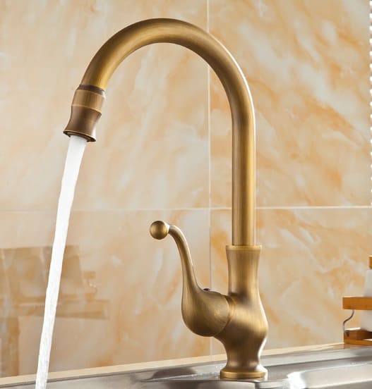 Vòi chậu nóng lạnh đồng thau Haduvico VR014