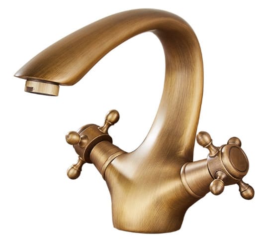 Vòi chậu nóng lạnh đồng thau Haduvico VR019