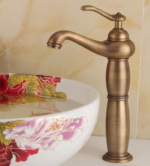 Vòi chậu nóng lạnh đồng thau Haduvico VR023