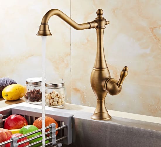 Vòi chậu nóng lạnh đồng thau Haduvico VR067