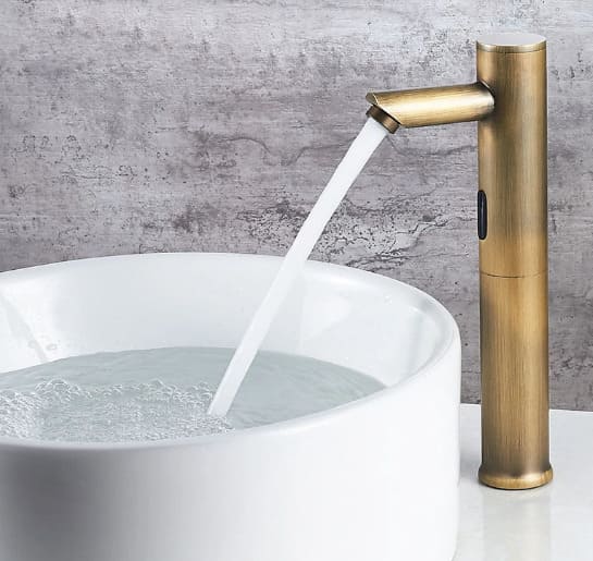 Vòi chậu nóng lạnh đồng thau cảm ứng Haduvico VR072