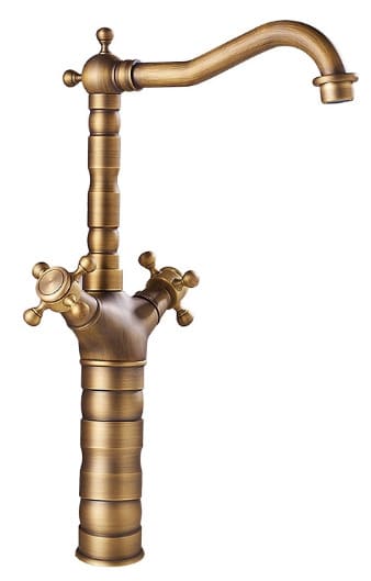 Vòi chậu nóng lạnh đồng thau Haduvico VR080