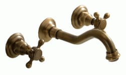 Vòi chậu nóng lạnh gắn tường đồng thau Haduvico VR018M