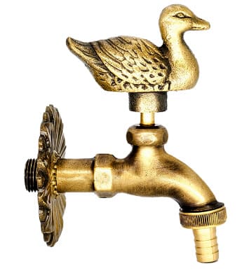 Vòi nước lạnh bằng đồng gắn tường haduvico VR074