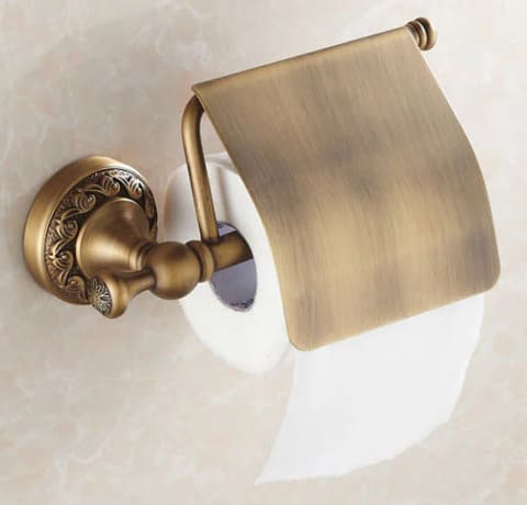 Móc giấy vệ sinh bằng đồng Haduvico PK013