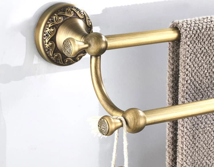 Thanh Vắt khăn đôi bằng đồng Haduvico PK028M