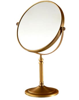 Gương soi đặt bàn khung bằng đồng haduvico PK086