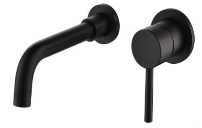 Vòi chậu nóng lạnh gắn tường đồng thau Haduvico VR066