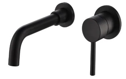 Vòi chậu nóng lạnh gắn tường đồng thau Haduvico VR066