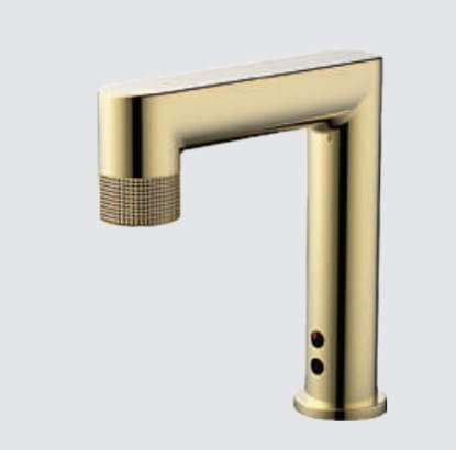 Vòi chậu rửa mặt tự động vàng Aquatiz D500033