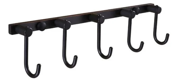 Móc treo áo bằng đồng 5 vấu haduvico PK061
