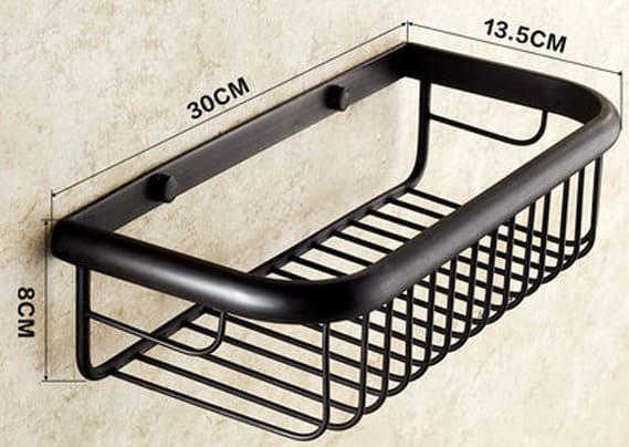 Kệ để đồ phòng tắm bằng đồng Haduvico PK063