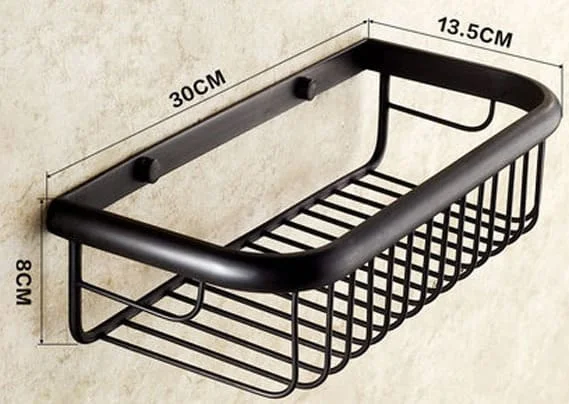 Kệ để đồ phòng tắm bằng đồng Haduvico PK063
