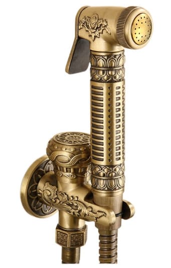 Vòi xịt Toilet bằng đồng cổ điển Haduvico XV001