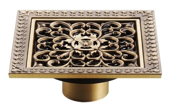 Phễu thoát sàn bằng đồng Haduvico HD024