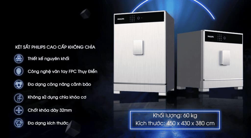 Két Sắt Thông Minh Philips SBX701-4B0