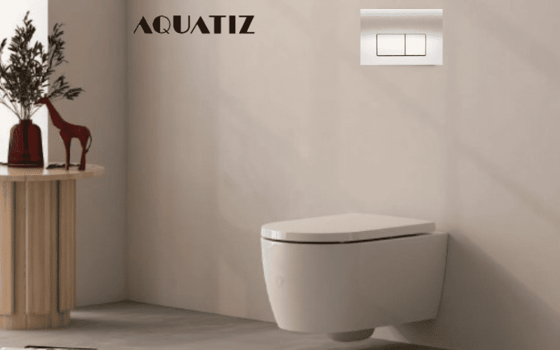 Mặt nạ xả nhấn bồn cầu âm tường Aquatiz G3004108W
