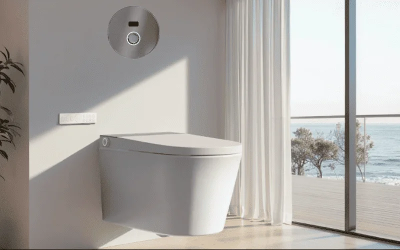 Van cảm ứng bồn cầu treo âm tường Aquatiz D6003