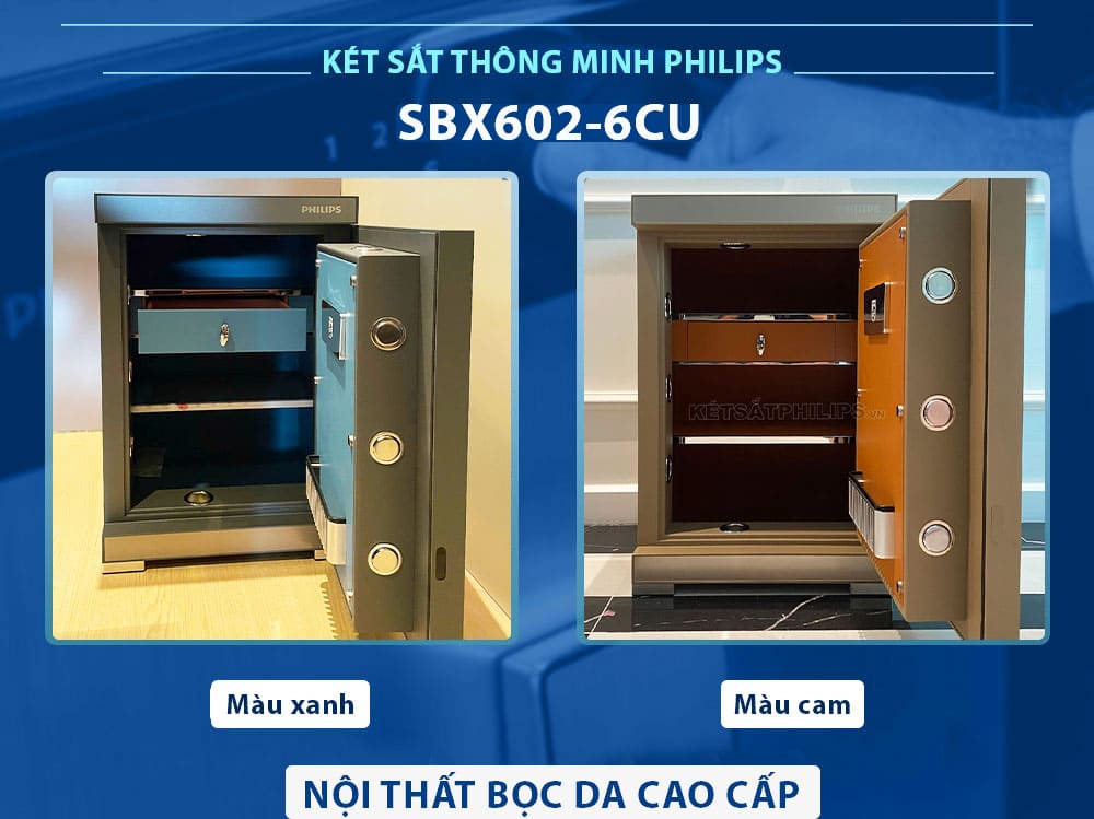 Két Sắt Thông Minh Philips SBX602-6CU