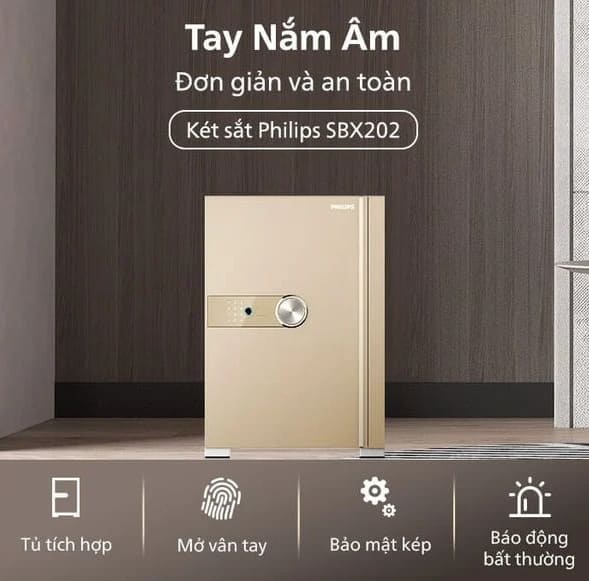 Két Sắt Thông Minh Philips SBX202-7C0