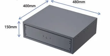 Bản vẽ kỹ thuật Két Sắt Thông Minh Philips SBX120