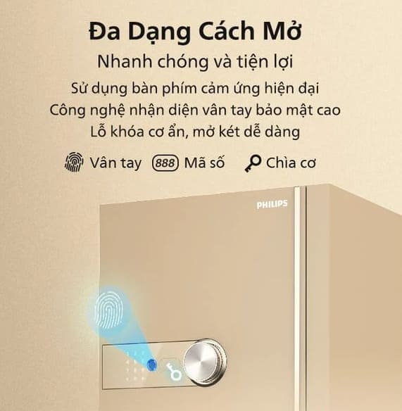 Két Sắt Thông Minh Philips SBX202-7C0