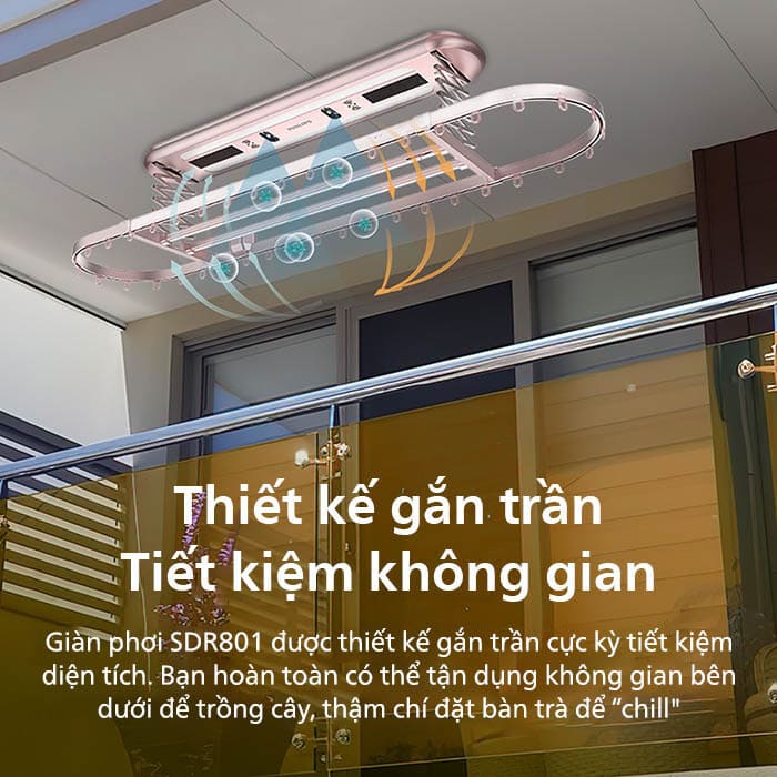 Giàn phơi thông minh Philips SDR801