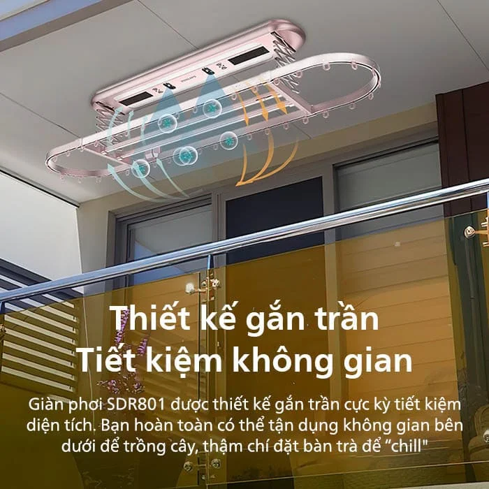 Giàn phơi thông minh Philips SDR801