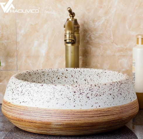 Lavabo sứ Haduvico LVB064