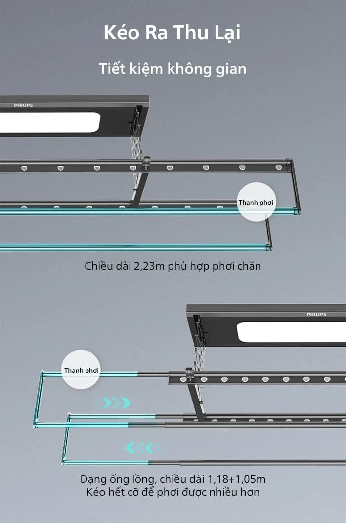 Giàn phơi thông minh Philips SDR501-AA0