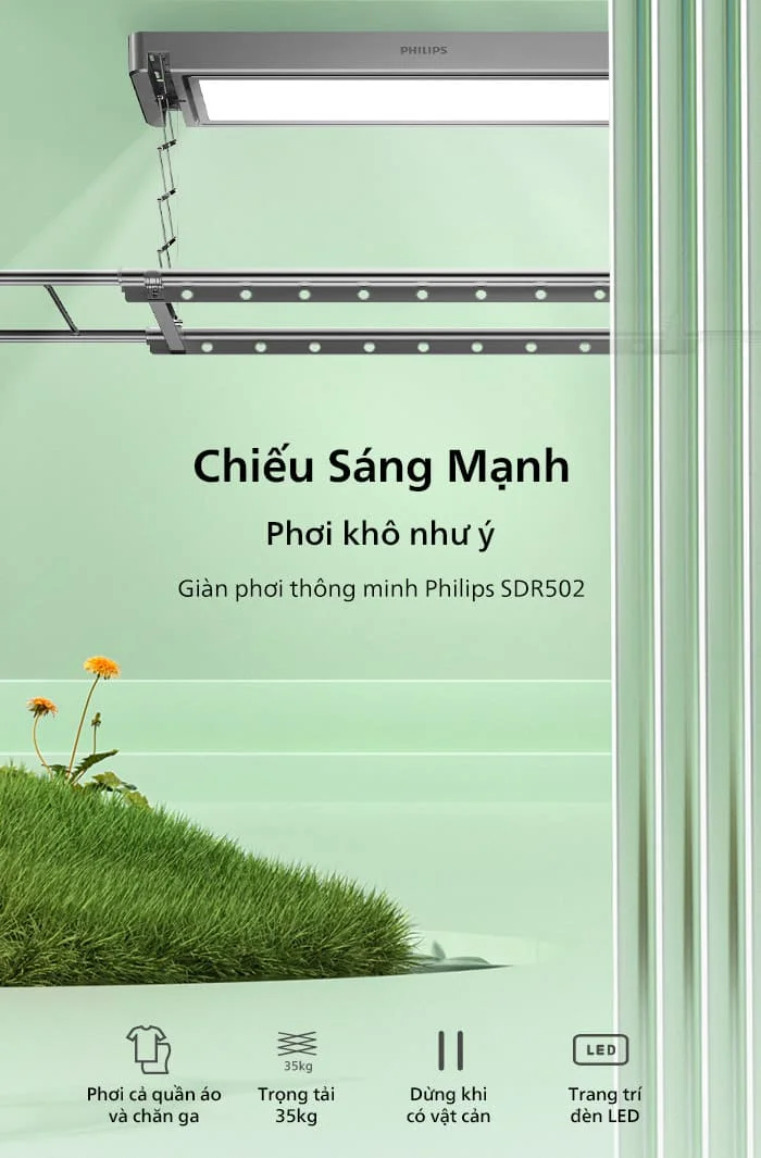 Giàn phơi thông minh Philips SDR502-AB0 