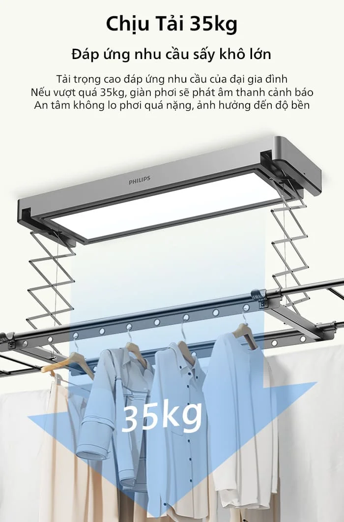 Giàn phơi thông minh Philips SDR502-AB0 