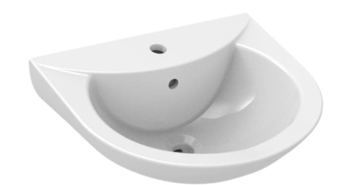 Chậu Lavabo Treo Tường Chân Lửng JOMOO 12162-1/11P-I011
