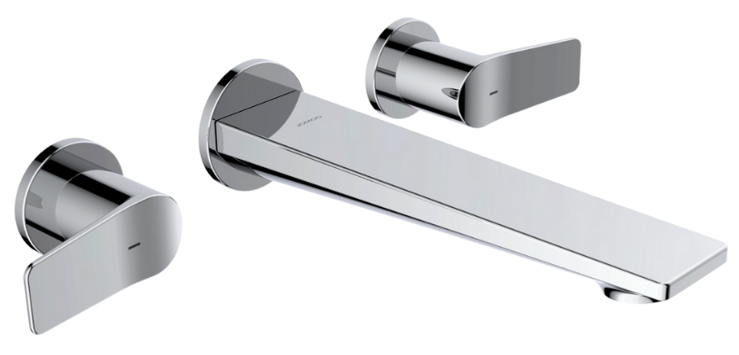 Vòi lavabo nóng lạnh âm tường Jomoo P22069-670/1A-Z