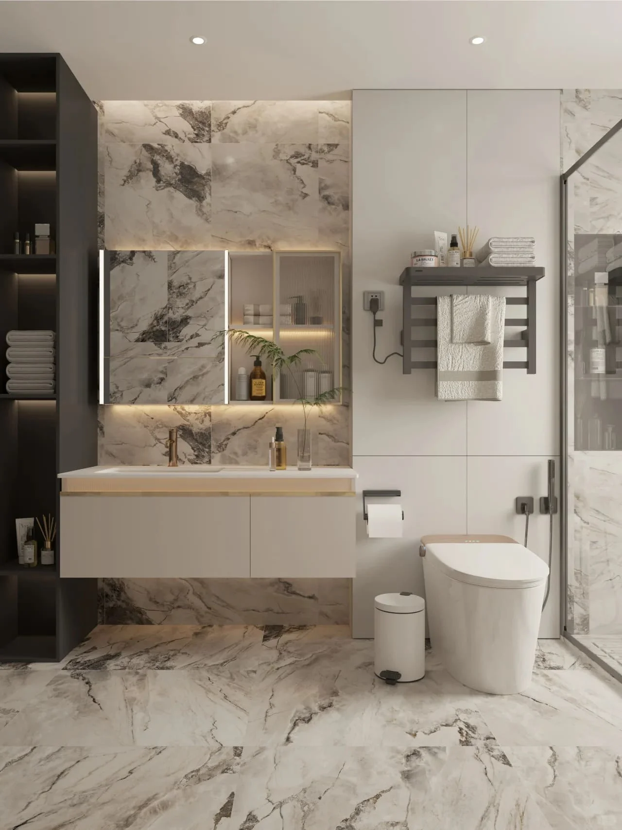 Thiết bị vệ sinh Jomoo tại chung cư cao cấp khu Trung Hòa, Nhân Chính,Yên Hòa