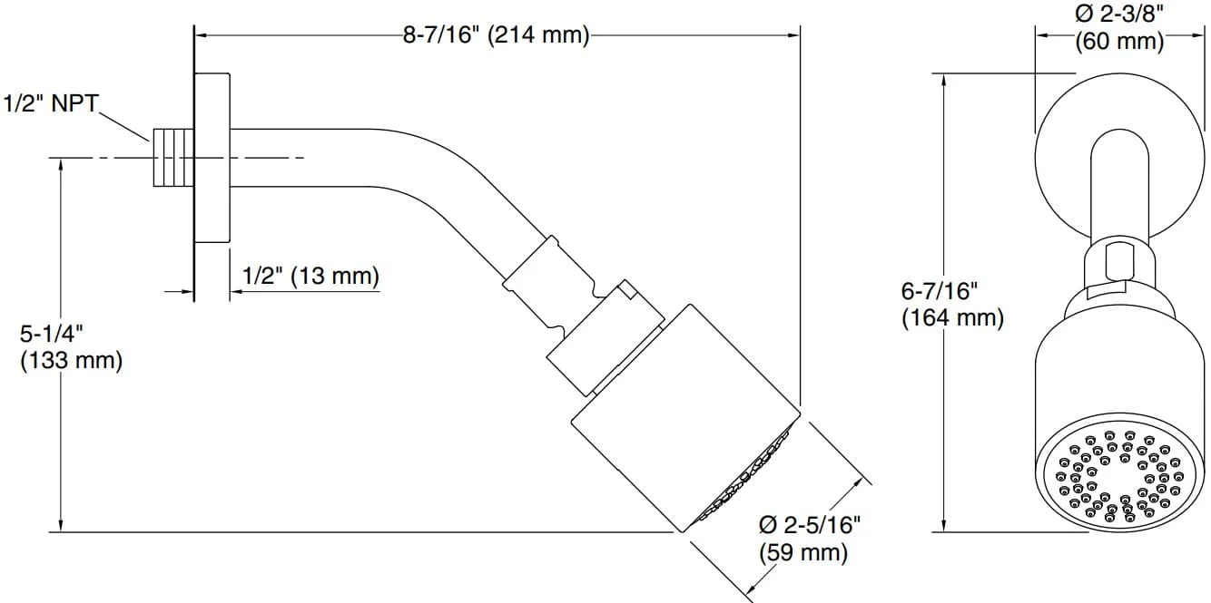 Bản vẽ bát sen 1 chức năng Kallista P24482-00-BAF