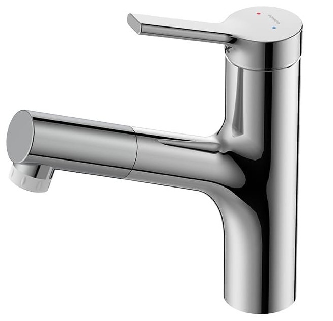 Vòi lavabo nóng lạnh dây rút Jomoo 32443-574/1B-Z