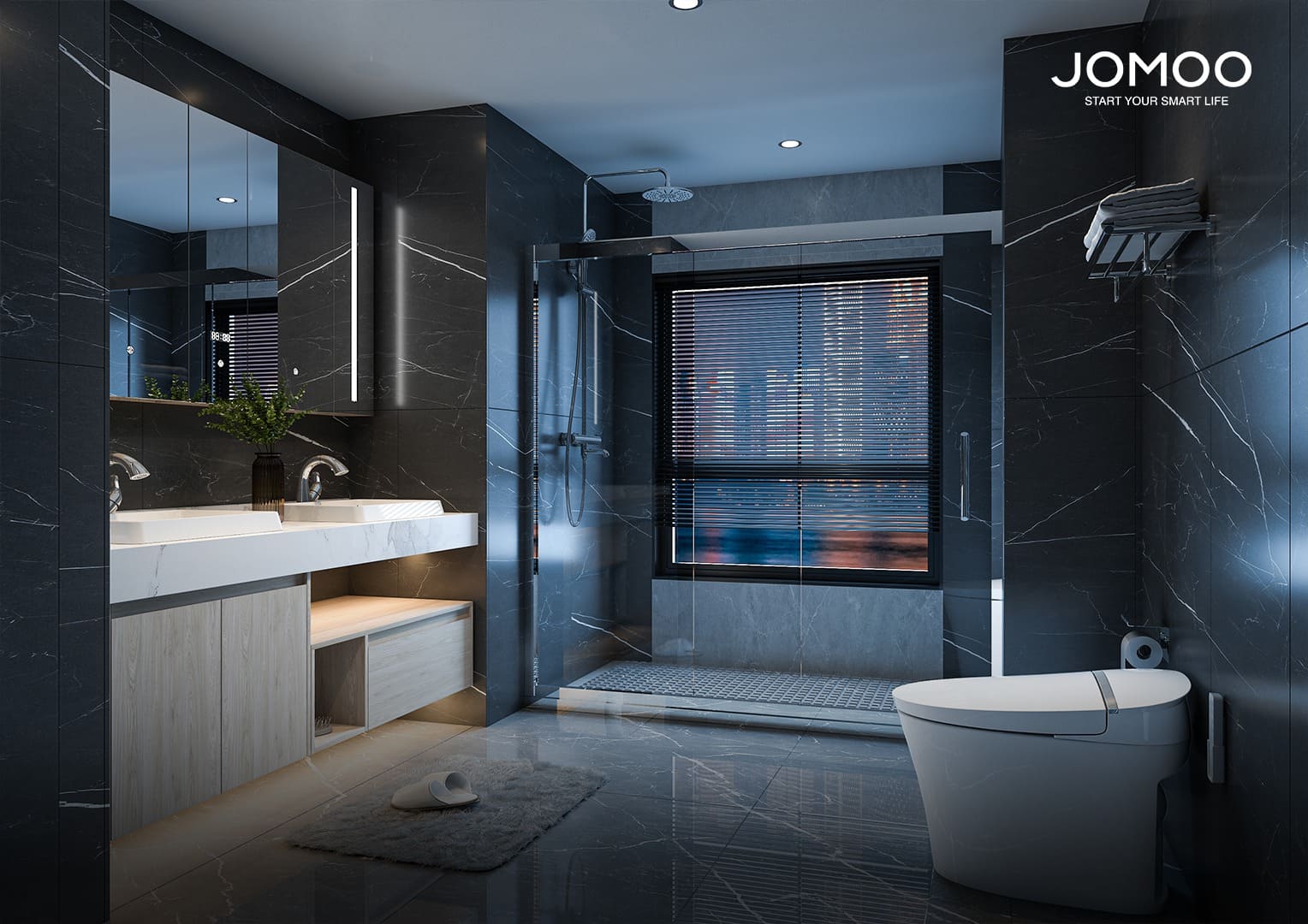 Thiết bị vệ sinh Jomoo tại căn hộ cao cấp khuTimes City, Gamuda Gardens,