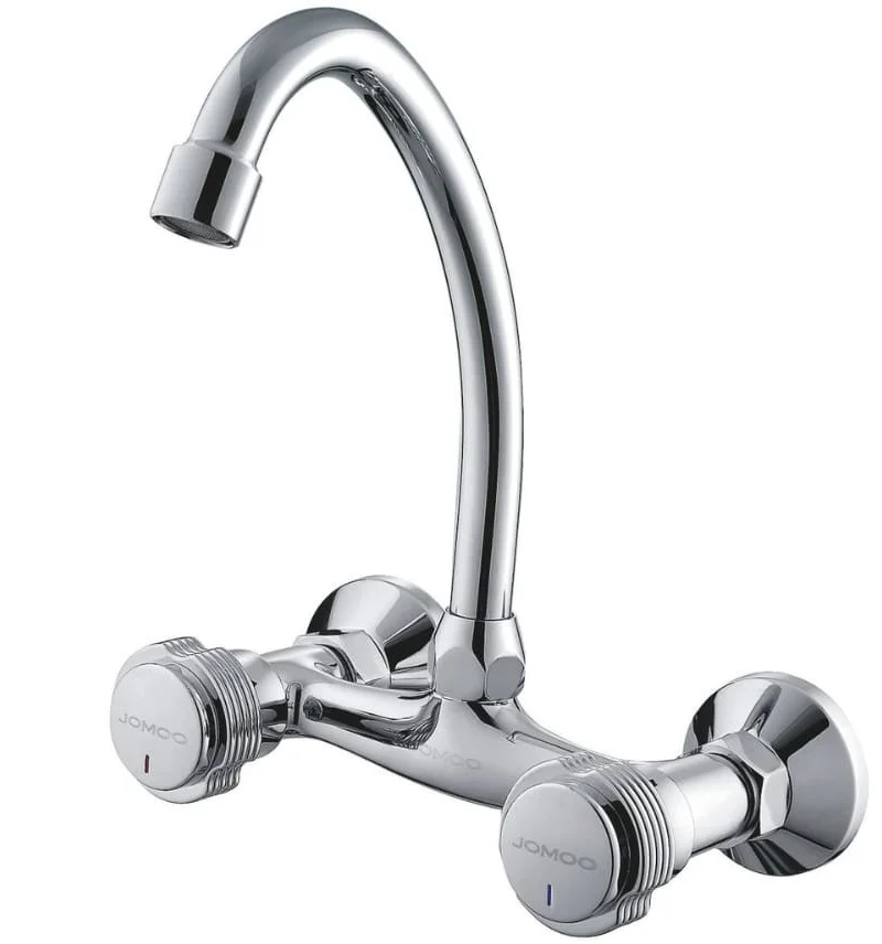 Vòi chậu rửa bát nóng lạnh gắn tường Jomoo 2401-255/1C1-Z