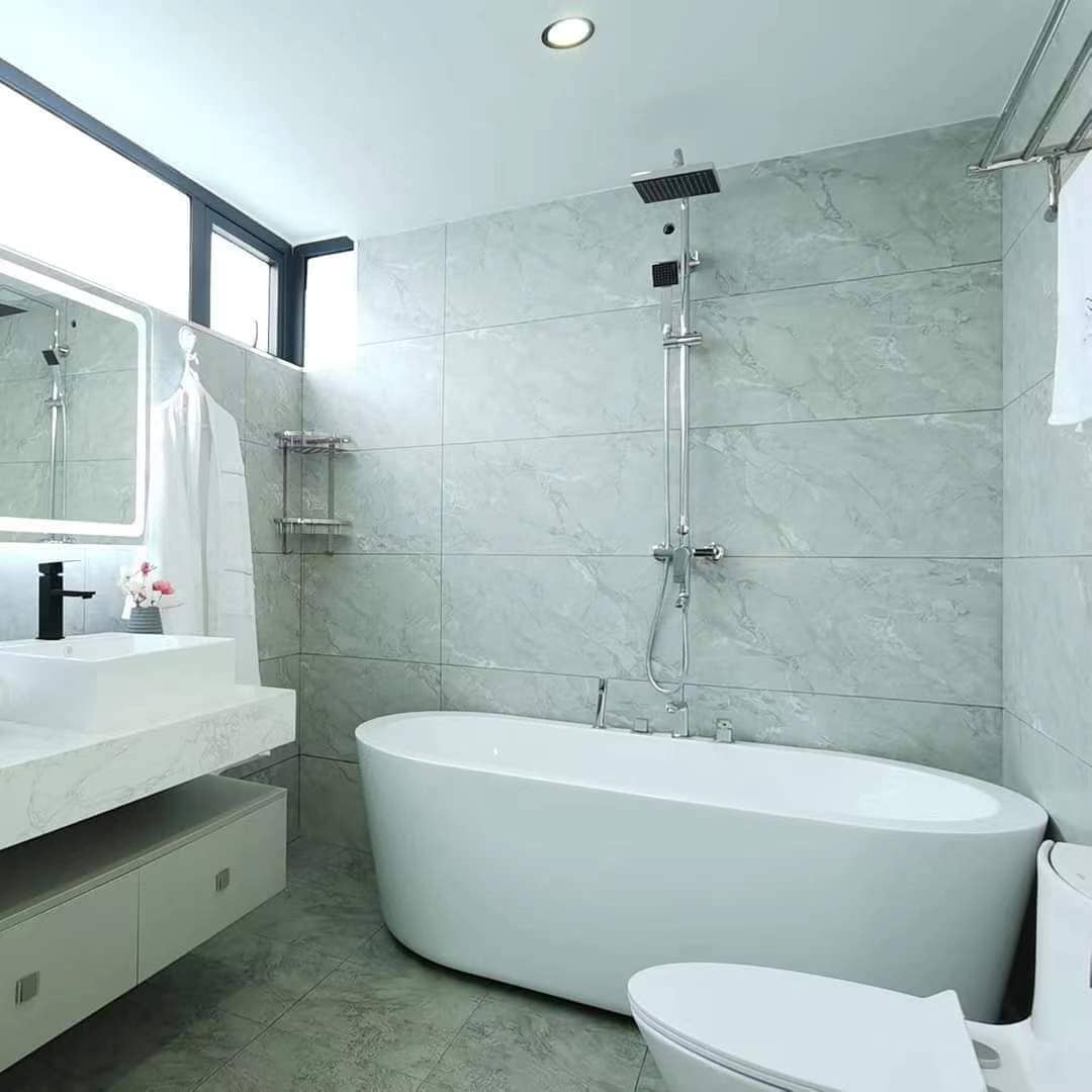 Thiết bị vệ sinh Jomoo tại biệt thự hiện đại tại khu Mỹ Đình, Tây Mỗ, Mễ Trì.